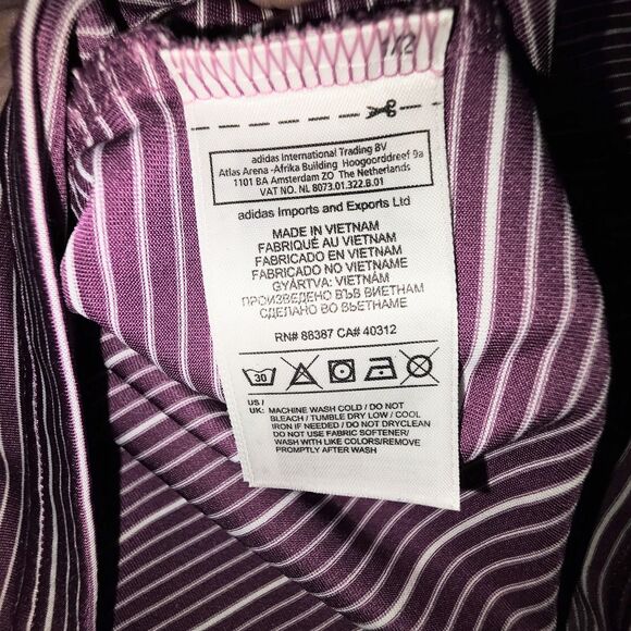 Adidas Golf XL Climacool Striped Tee Active - Picture 5 of 6